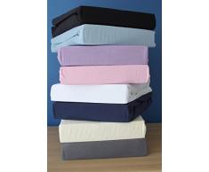 Dudu N pour couffin Coton épais Drap-housse en jersey, Bleu