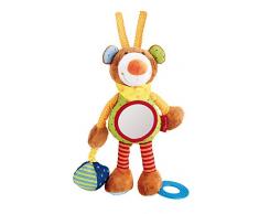 sigikid 40100, fille et garçon, peluche d’activités nounours, multicolore