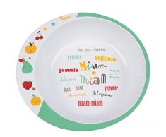 Tigex Assiette Micro-Ondes Blanc Motif Mini Chef