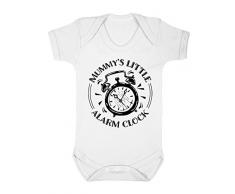 Art Hustle Petit Réveil de Mummy bébé garçon fille Unisexe à manches courtes Body (Blanc – 0–3 mois)