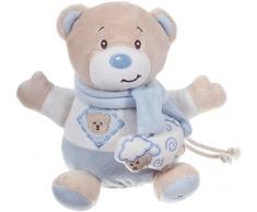 Bieco Horloge Musicale Bleu Clair 20 cm Taille S