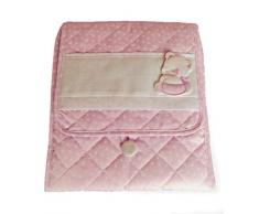 Filet – Matelas à langer de voyage portable pliable pour bébé Sac à langer – Rose