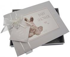 Baby Shower, Petit album photo, Argent Bunny