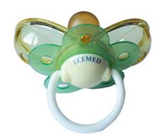 Elemed BP-721-1 Sucette Intelligent silhouette en cerisier - taille 1 de 0-6 mois - Caoutchouc Naturel