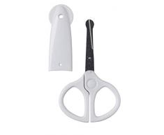 Rotho Babydesign Ciseaux à Ongles avec Embout de Protection, Pour couper les ongles de bébé, À partir de 0 mois, Blanc, 2044900010101