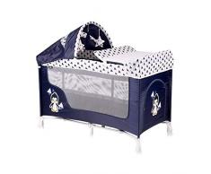 Lorelli San Remo 2+ Lit Parapluie Pliant pour Bébé Bleu