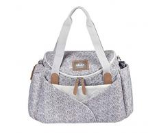 BÉABA, Sac à Langer Sydney II, Modulable, Grande contenance, Rangements multiples, Grand espace à langer cocoon, Pochette repas isotherme, Système attache poussettes, Anses transport, Jungle