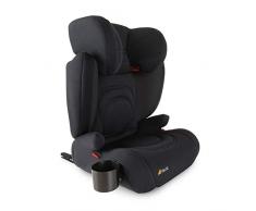Hauck Bodyguard Pro, Siège Auto Groupe ECE 2/3 de 15 à 36 kg (environ 3 – 12 ans), avec fixation ISOFIX, Porte-Gobelet, Réglable en Hauteur, Matériau Réspirant, noir