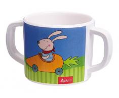 Sigikid 24613 Tasse en mélamine Motif Rabbit Multicolore