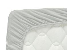 Briljant Baby Drap Housse avec Elastique 80-90 X 200 cm, off - blanc