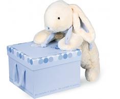 Doudou et Compagnie Lapin Bonbon - Range-Pyjama + Coffre - Bleu