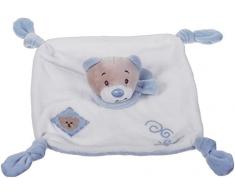 Bieco Doudou Bleu Clair 30 x 30 x 6 cm Taille S