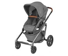 Bébé Confort Lila Poussette Tout terrain, confortable, hamac transformable en couffin, de la naissance à 3 ans et demi, 0 à 15 kg, Sparkling Grey
