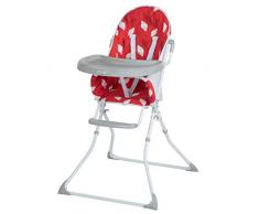 Safety 1st Kanji Chaise Haute pour Bébé Pliable 6 Mois à 3,5 Ans Red Campus