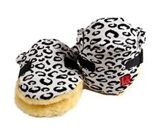 Kaiser Twoolly Chauffe Mains en Peau dAgneau Noir Leo