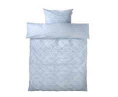 Nicolientje 100% coton Lit Housse de Couette avec Taie doreiller assortie (Bleu, 100 x 135 cm)