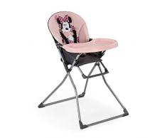 Hauck Mac Baby Chaise Haute de 6 Mois à 15 kg avec grand Plateau Repas Pliable Compacte Disney - Rose