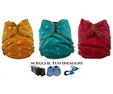 Mouchoirs lavables tous en deux 8 pièces + 8 inserts + cadeau au choix - Stock (hommage pantoufles)