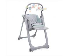 Chicco - Chaise Haute Bébé Polly Magic Relax - 4 Roues - Evolutive - Antiguan Sky