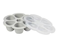 BÉABA Boîte de Conservation Multiportions en Silicone Light Mist 6 x 90 ml 8 Unités