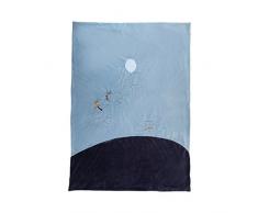 Noukies Achille & Zebrito Couverture Veloudoux 100 x 140 cm