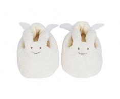 TROUSSELIER - Chaussons pour bébé - Ange Lapin - 0 à 2 ans - Idéal Cadeau de Naissance - Lavable en Machine - Colori Ivoire