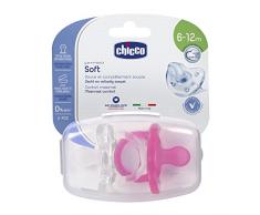 Chicco 73035220030 Tout Silicone Sucette Physio Soft Plus de 12 Mois