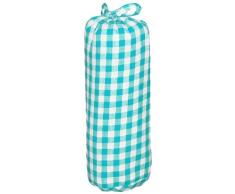 Taftan Drap Housse Gros carreaux turquoise (70 x 140 cm) - turquoise