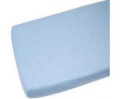 2 x Lit Drap housse 100% coton Bleu