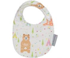 Chouchouette bavoir bébé avec pressions réglables selon lage de bébé