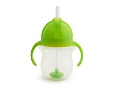 Munchkin Tasse dApprentissage à Paille Fléxible Tip/Sip - Vert - 207 ml