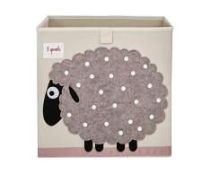 3 Sprouts 107-002-011 Cube de Rangement