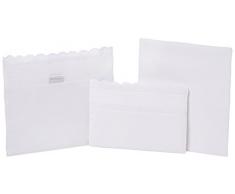 Petit Lazzari Vallée – Jeu de 3 draps pour lit 60 x 120 cm, blanc