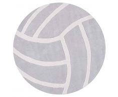 Lilipinso Tapis Coton Volley Ball Gris