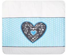 Julius Zöllner 2120125223 Dreamheart Coussin à langer avec perles flexibles Bleu 75/85