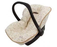 Housse matelas universelle pour groupe 0 ou Maxi-Cosi. Modèle Toile de Jouy. Grille 3d