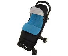 Chancelière/Cosy orteils Compatible avec Nanu Pepp Luxx Poussette Bleu océan
