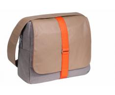 Lässig Vintage bretelles Sac à langer (champignons/Orange)