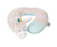 NATTOU Coussin de Nuque Cheval Tim pour Bébés à Partir 3 Mois 28 × 24 × 10 cm