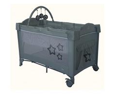 Happy Way Dream Star Smooth Gray Lit de voyage