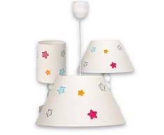 pirulos 60200097 – lampe de chevet cylindrique, multicolore