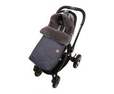 Kaiser Chancelière Natura, Limited Edition, Lambskin Platinum Grey, Navy Melange