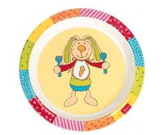 Sigikid Rainbow Lapin Assiette en mélamine (21.5 x 21.5 x 2.5 cm)