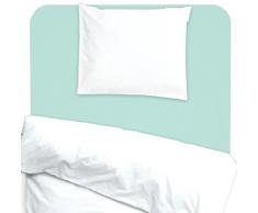 Drap housse imperméable et anti-acariens 90x200cm Morning Blue - Louis Le Sec