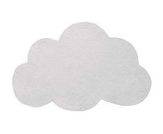 TAPIS COTON LILIPINSO (64X100CM) - FORME NUAGE - COLORIS MICRO CHIP