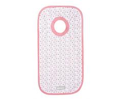 BÉABA Bavoir Maternelle Coton Fleurs Rose