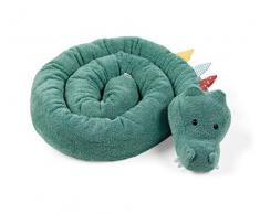 Sterntaler Tour de Lit Zoo Câlin, Crocodile Konrad, Longueur : 180 cm, Couleur : Vert