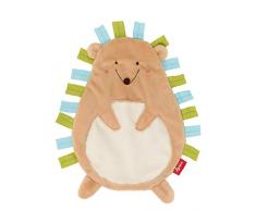 Sigikid, Filles et Garçons, Doudou Plat avec Rubans, Hérisson, Beige, 42319