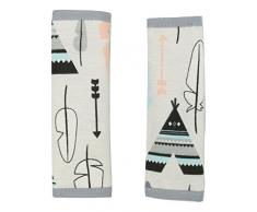 Protecteur de Up-12332 réversible pour chaises de Promenade, Groupe 0 ou Maxicosi et siège de voiture. tipis et plumes