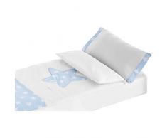 Housse de couette déhoussable berceau (60 x 120 cm) NOVA BLEU